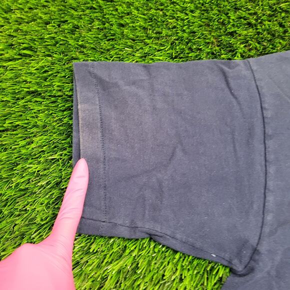 Vintage 90s Fruit-of-the-Loom Shirt Large 21x27 Faded Blue - Picture 2 of 13